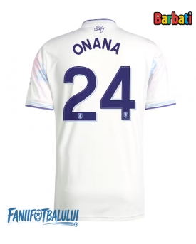 Aston Villa Amadou Onana #24 Tricou Fotbal Replică 2025-26 Barbati Treilea